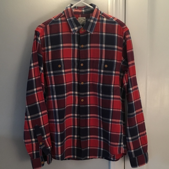 J Crew Plaid Flannel Shirt slim - HOLIDAY SALE - Picture 5 of 5